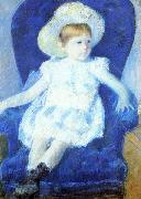 Mary Cassatt Elsie in a Blue Chair Germany oil painting artist